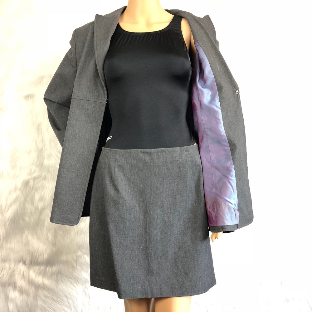 The Limited Professional Gray Fully Lined Blazer - image 4